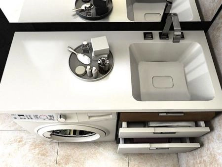 Раковина над стиральной машиной Madera Kamilla 110, правая