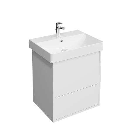 Тумба Kerama Marazzi PRO ПРО PRO.55.2\WHT.M подвесная 2 ящика 55, белая матовая