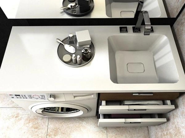 Раковина над стиральной машиной Madera Kamilla 110, правая