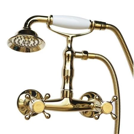 Смеситель Magliezza CLASSICO 50112-4-do для душа в комплекте с лейкой TL-4-do золото