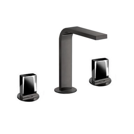 Fantini Venezia In Смеситель для раковины, 3 отв., излив: 150 мм, цвет: Matt Gun Metal PVD