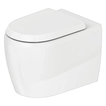 Duravit Qatego Унитаз 39х60см., напольный, безободковый, HygieneGlaze , цвет: белый