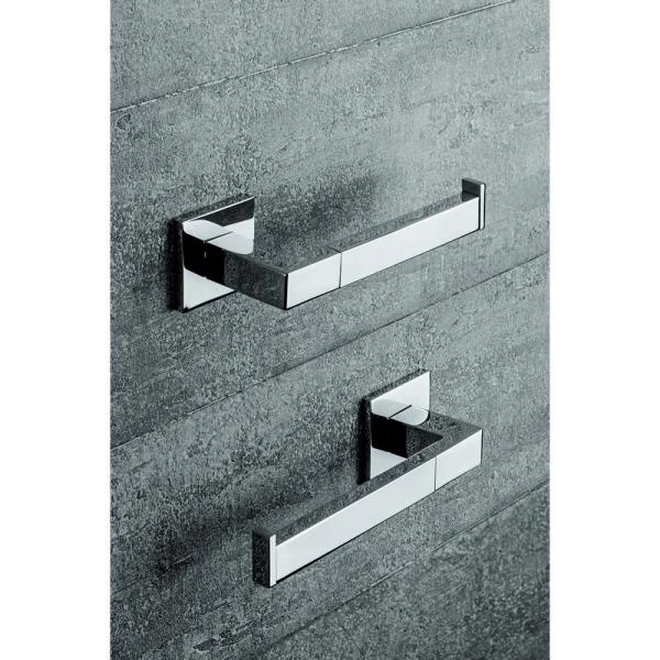 Держатель для бумаги Colombo Basic Q В3708DX правый открытый 17,5см, креп.слева, хром