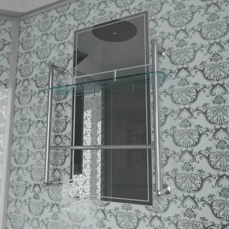 Душевая кабина Niagara Luxe NG-7744W (1200x1200х2150) высокий поддон стенки БЕЛЫЕ