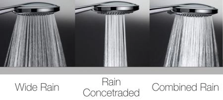 Лейка Bossini Mixa-3 B00169.030 системой Fit-air 3 режима хром