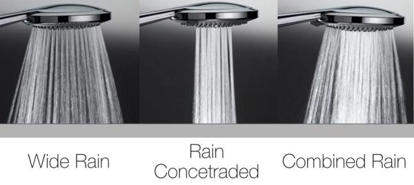 Лейка Bossini Mixa-3 B00169.030 системой Fit-air 3 режима хром