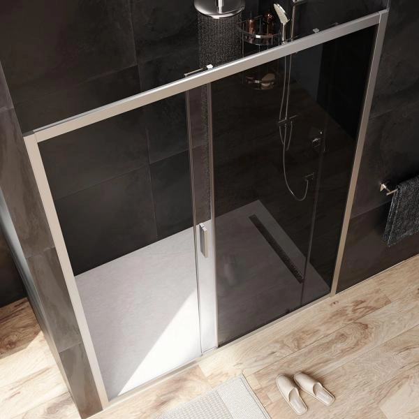 Дверь душевая в нишу AM.PM Gem W90G-150-1-195MG прозрачное, тонированное; профиль хром матовый