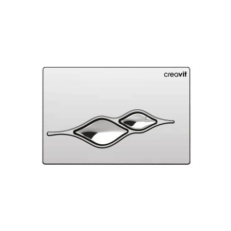 Кнопка для инсталляции CREAVIT UFO хром глянец GP1004.00