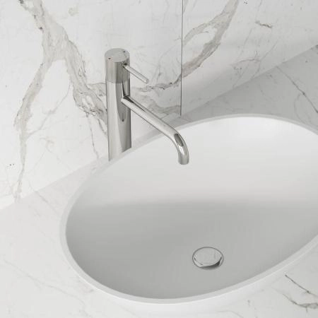 Смеситель NT BAGNO NT4211Н SILIO H для раковины серый хром