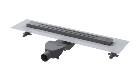 Душевой лоток Boheme Premium Trendy 60см, нерж.сталь GUN METAL 983-60-GM