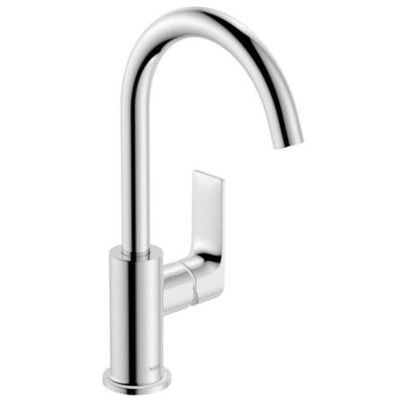 Смеситель Hansgrohe 72576000 Rebris E для раковины 222 мм, со сливным гарнитуром, ? излив хром