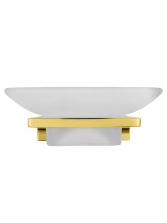 Мыльница с держателем WONZON & WOGHAND ECLIPSE, Глянцевое золото (WW-9122-LG)