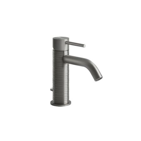 Gessi Trame Смеситель однорычажный с донным клапаном, цвет: шлифованная сталь