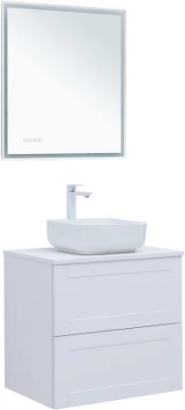 Тумба под раковину Aquanet Терра 70 белый матовый