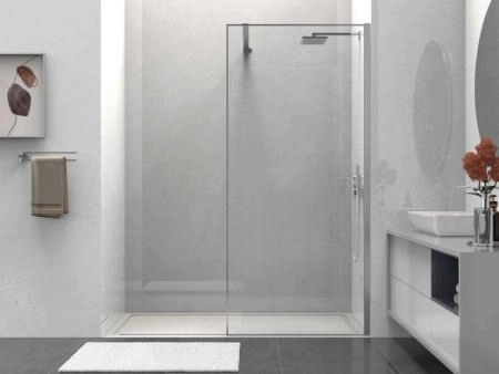 Душевая перегородка Vincea Walk-In VSW-1HS100CL, 1000*2000, хром, стекло прозрачное