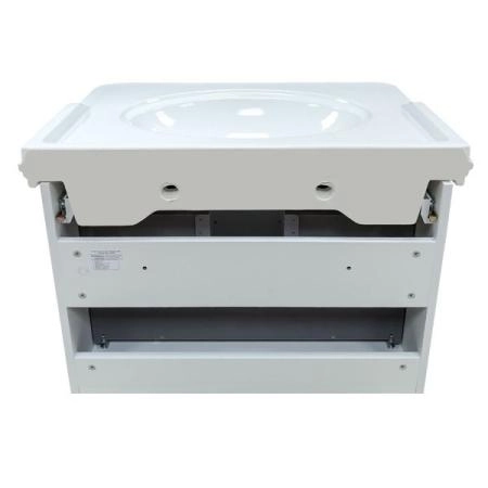 Тумба с раковиной Comforty Неаполь-80 белый глянец