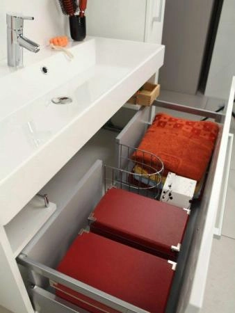 Тумба под раковину Акватон Мадрид 100 М цвет белый