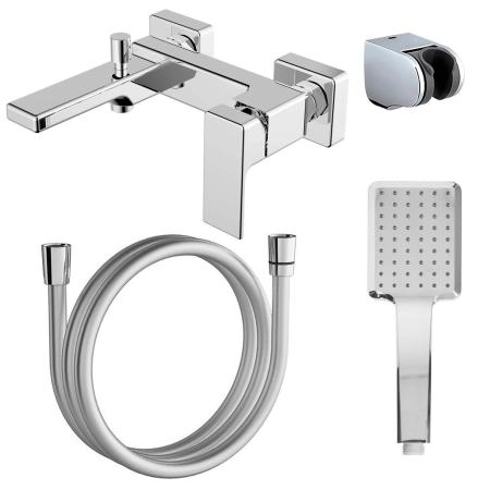 Смеситель для ванны Azario BLAKE с ручным душем, хром (AZ-VBT238205C)