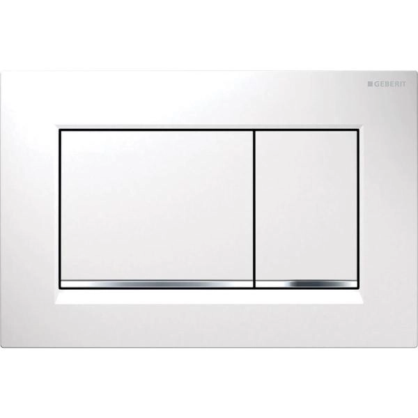 Кнопка смыва Geberit Sigma 30 115.883.KJ.1 белая, хром