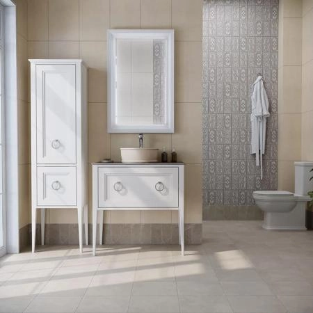Зеркало Kerama Marazzi PLAZA CLASSIC ПЛАЗА КЛАССИК PL.C.mi.65\WHT 65, белое матовое