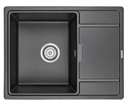 Мойка для кухни Paulmark WEIMAR, PM216550-BL, черный , 650х500 мм