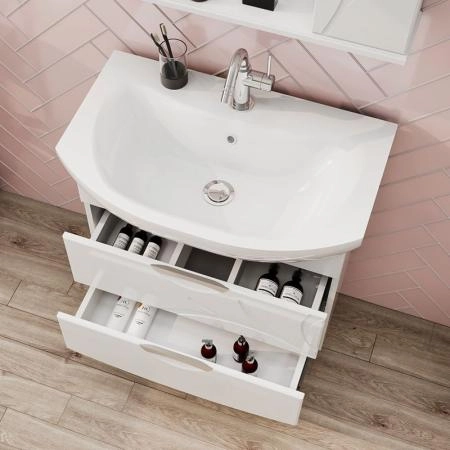 Тумба для ванной Volna Adel 70.2Y подвесная (Балтика) раковина отдельно