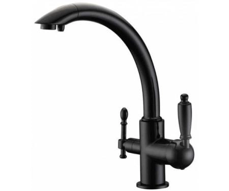 Смеситель для кухни ZORG Sanitary (ZR 314 YF-33 BLACK) черный