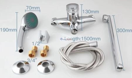 Смеситель для ванны Frap F22001 хром