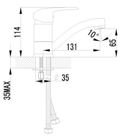Смеситель Lemark Pramen LM3307C для раковины