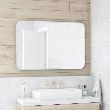 Зеркало Континент Raison mediun 1000x700 ЗЛП2264 с подсветкой