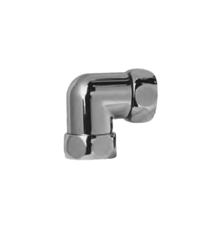 Переходник угловой Terminus с 1/2 на 1 дюйм (2 американки) к М,П, Фокстротам, Лестницам с боковой подачей