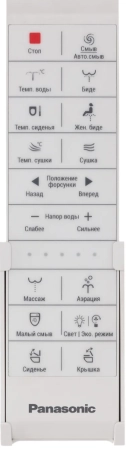 унитаз-биде электронный Panasonic CH2720 (не требует инсталляции и кнопки смыва) 2720