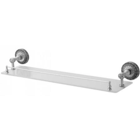 Полочка стеклянная ZORG (AZR 15 SL) серебро