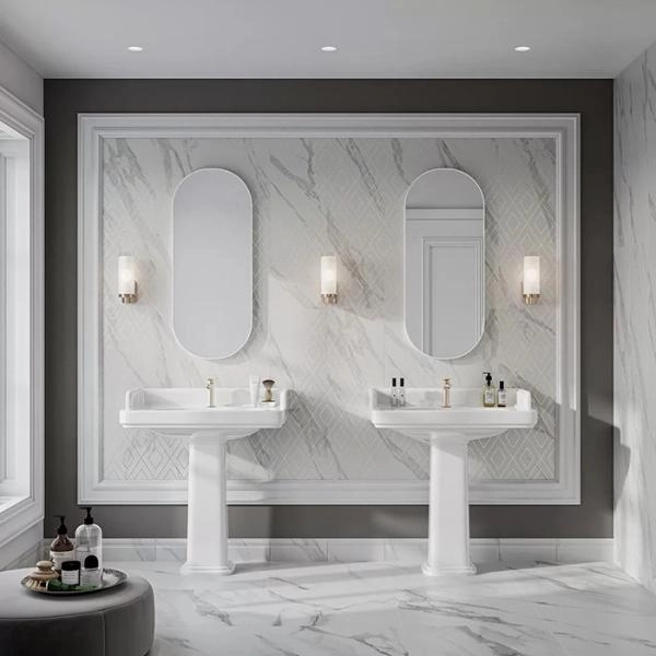 Kerama Marazzi Pompei Пьедестал для раковины, цвет: белый глянцевый