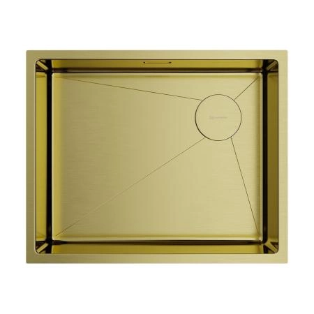 Кухонная мойка Omoikiri Taki 54-U/IF-LG Side SF нерж.сталь/светлое золото 4997092