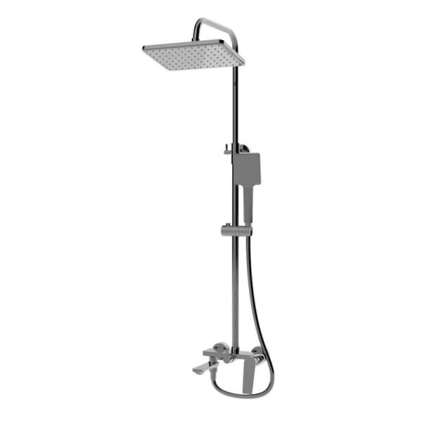 Душевая система KNOTLOR MUSE KN-62/GM, вороненая сталь