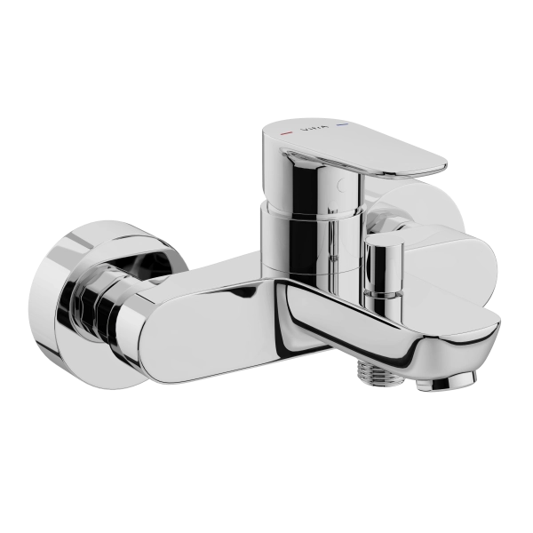 Смеситель VitrA Flow Soft  A42946EXP настенный однорычажный хром латунь