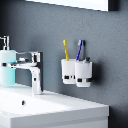 Стакан для зубных щеток 2-й AM.PM Sense A74343400 хром