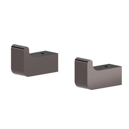 Newform Accessori quadri Крючок для халата, цвет: PVD gun metal