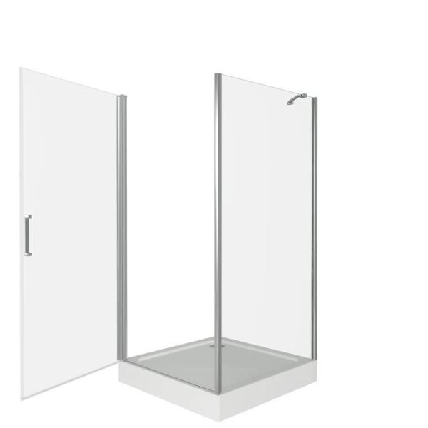 Душевой уголок GOOD DOOR FANTASY CR-80-С-CH 80x80 прозрачное
