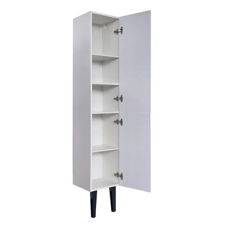 Шкаф-колонна Comforty Империя-35 00-00014791 белый глянец