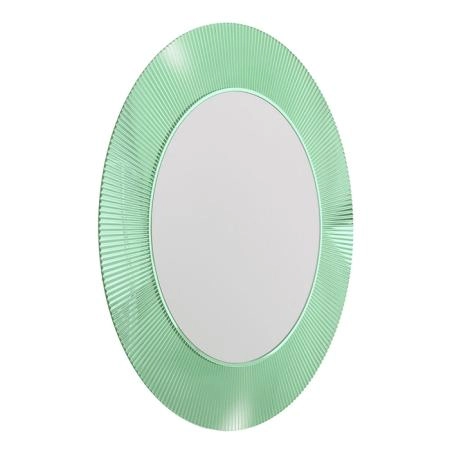 Laufen Kartell Зеркало круглое d=78см, настенное, со скрытой подсветкой, цвет: изумрудный зеленый