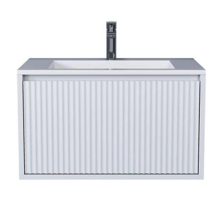 Тумба под раковину Uperwood Next Premium подвесная, 70 см, белая, 1 ящик