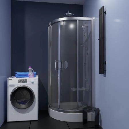 Полотенцесушитель Тругор Пэк сп Вектор 120*15 черный ВГП электрический