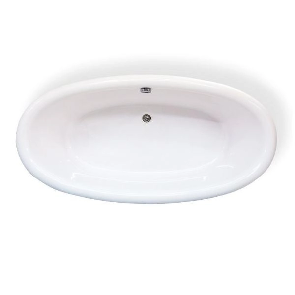 Ванна AquaStone Оливия ножки золото 180х90 иск. камень