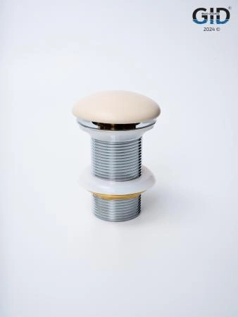 Донный клапан Gid без перелива Sr100 74405K светло-коричневый матовый 7x7x10