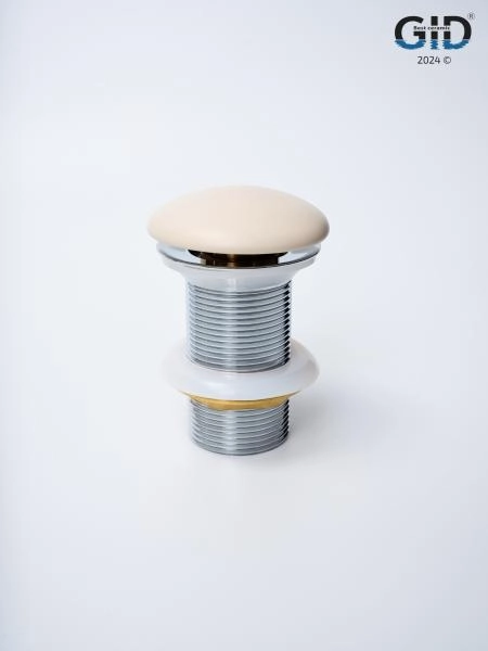 Донный клапан Gid без перелива Sr100 74405K светло-коричневый матовый 7x7x10