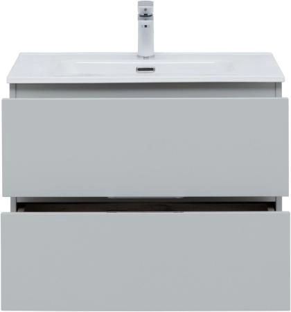 Тумба под раковину Aquanet Алвита New 70 2 ящика, серый