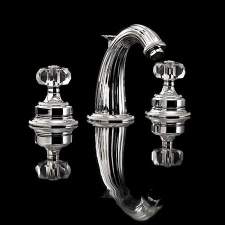 Devon Excelsior King Смеситель для раковины на 3 отв., донный клапан, цвет: хром.