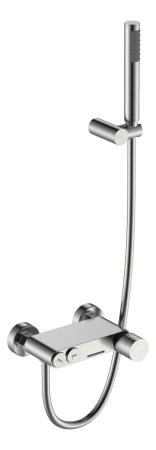 Смеситель STICK Boheme для ванны Nikel Brush с ручкой DIAMOND 123-NB